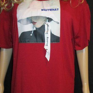 Jeurve Red  Short Sleeves T-shirt Duang Duang -- Final Price